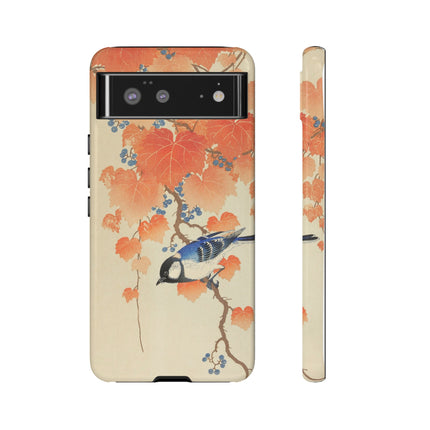 Japanese Bird and Branch by Ohara Koson Phone Cases