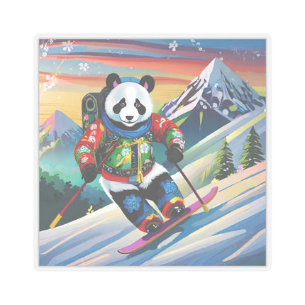 Cyberpunk Panda Kiss-Cut Stickers (4 Sizes)