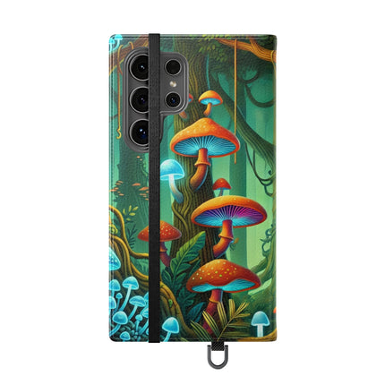 🐅🌿 Silent Stripes Flip Case – Stealth, Grace & Enchanted Forest