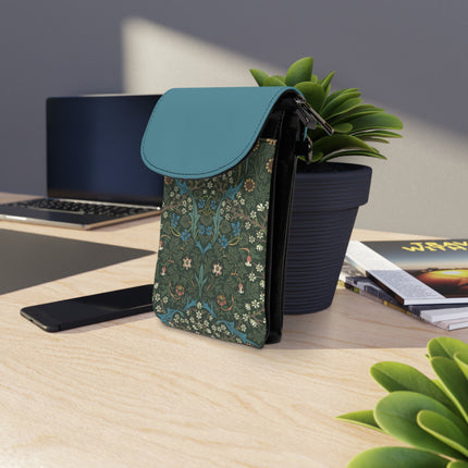 Blackthorn by William Morris Small Cell Phone Wallet
