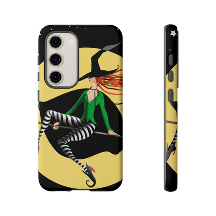 A Witch’s Moonlit Flight Phone Cases