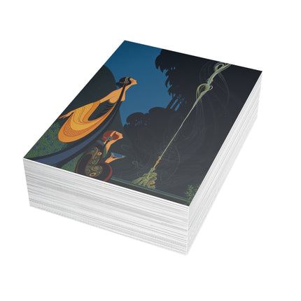 🌙✨ The Ladies Of The Moonlit Fountain Postcard Bundles – Art Deco Nocturne