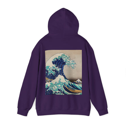 The Great Wave off Kanagawa by Katsushika Hokusai Heavy Blend™ Hooded Sweatshirt