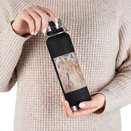 Madonna with Child Surrounded by Musical Angels by Gerda Wegener Copper Vacuum Insulated Bottle, 22oz