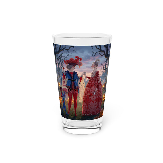 ♥️🎃 The Queen Of Hearts Halloween Masquerade Glass, 16oz – Royal Halloween Fantasy