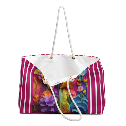The Graceful Freesia Weekender Bag