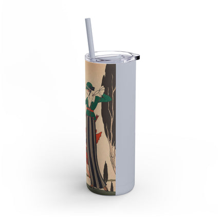 L'Arc Rouge by George Barbier Skinny Matte Tumbler, 20oz
