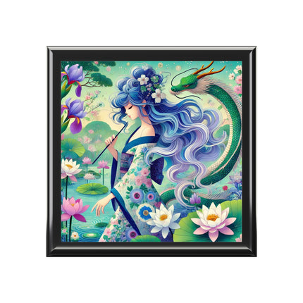 Fairy of the Koi Pond Jewelry Box