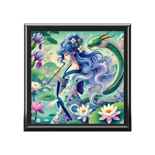 Fairy of the Koi Pond Jewelry Box
