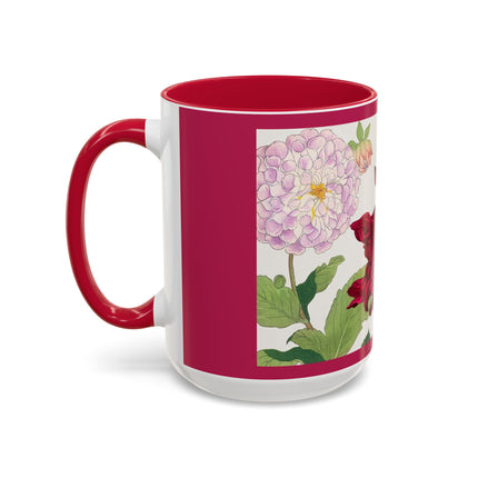 Dahlia Flower by Tanigami Kônan Colorful Mugs (11oz, 15oz)