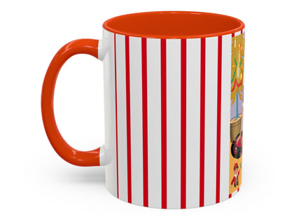 Art Deco Christmas Colorful Mugs (11oz, 15oz)