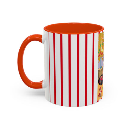 Art Deco Christmas Colorful Mugs (11oz, 15oz)