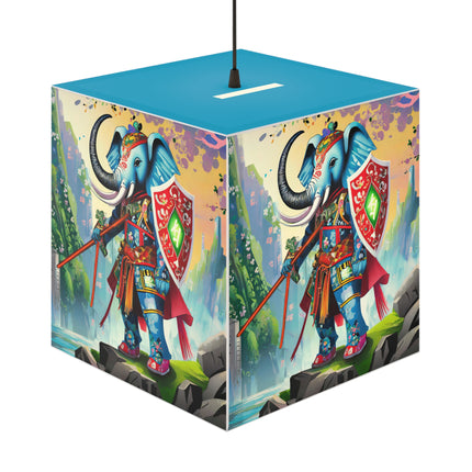 Cyberpunk Elephant Light Cube Lamp