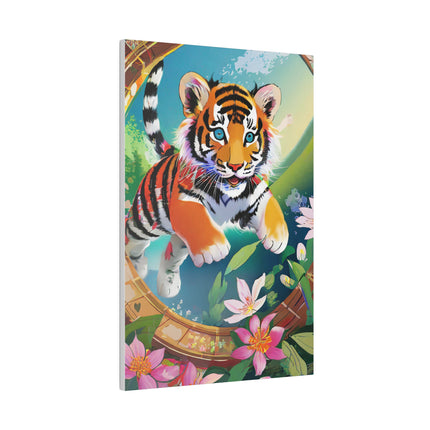 Majestic Tiger Cub Matte Canvas, Stretched, 0.75"