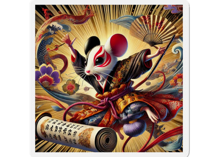 Theatrical Mouse on a Mission Die-Cut Magnets (5 Sizes)