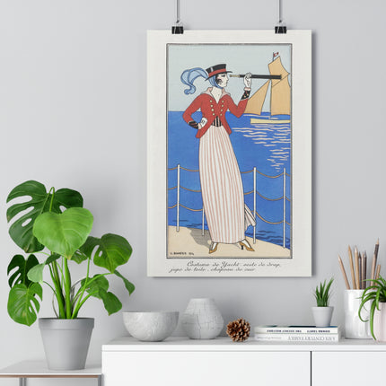 Costume de Yacht by George Barbier Giclée Art Print