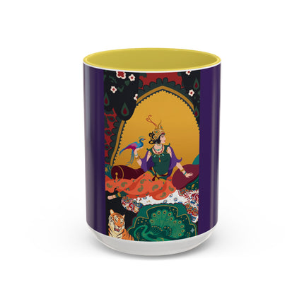 The Jewel Pavilion Colorful Mug (11oz, 15oz) – Royal Elegance, Peacock Beauty & Jewel-Toned Splendor