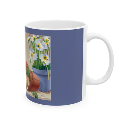 Blooming Serenity 11 oz Ceramic Mug