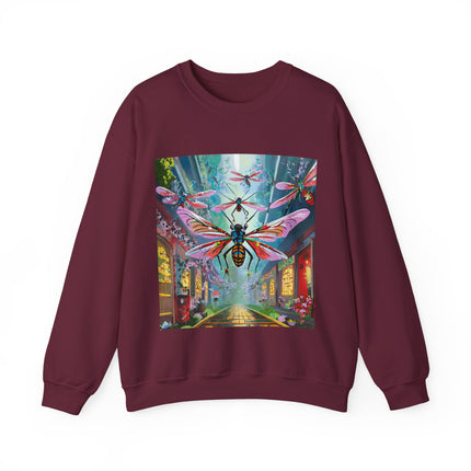 Neon Swarm Unisex Heavy Blend™ Crewneck Sweatshirt