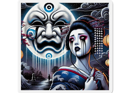 Geisha’s Black Ink Tears Die-Cut Magnets (5 Sizes)
