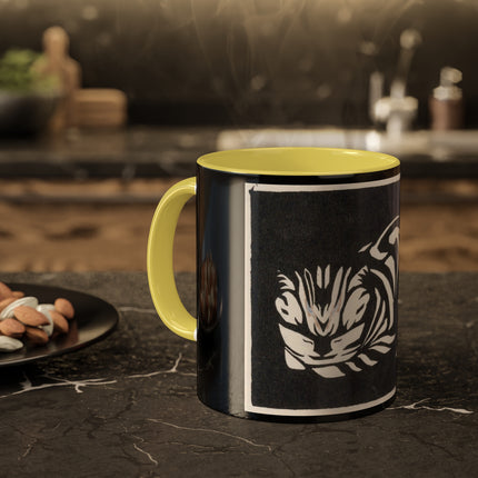December (Cat Lying) by Anna Julia de Graag Colorful Mugs, 11oz