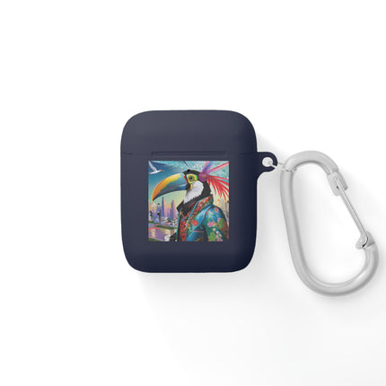 Cyber Toucan Chic AirPods Case Cover