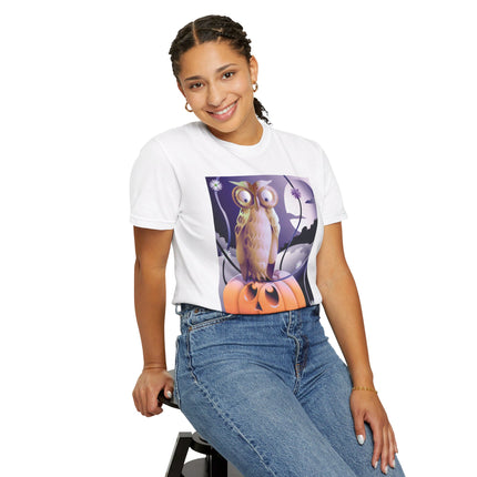 The Startled Pumpkin Unisex Garment-Dyed T-shirt