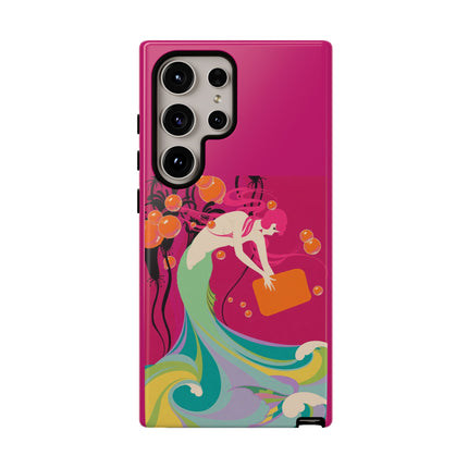 Mermaid Dive Phone Case – Vibrant Waves & Playful Elegance