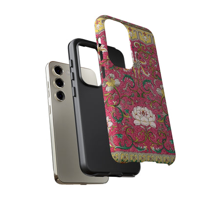 Pink Floral Pattern by Owen Jones Phone Cases