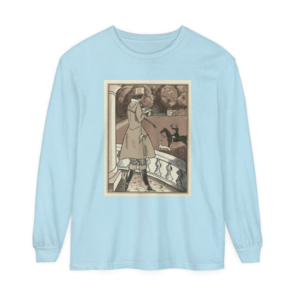 Amazone by Fernand Siméon Unisex Garment-dyed Long Sleeve T-Shirt