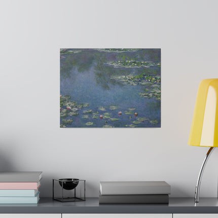 Water Lilies by Claude Monet Matte Canvas, Stretched, 0.75"
