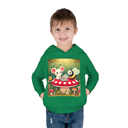 Tea Time Friends Toddler Pullover Fleece Hoodie