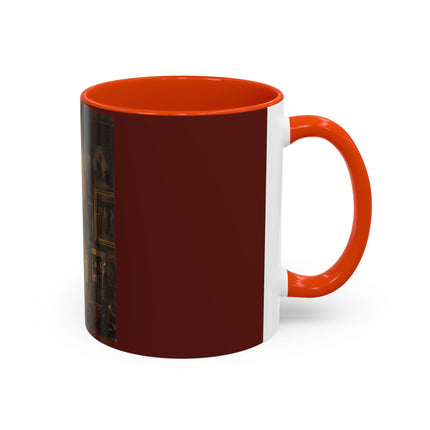 Raphael and his Muse in the Atelier by Vincenzo Abbati Colorful Mugs (11oz, 15oz)