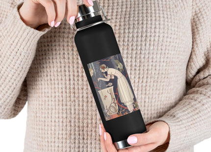 L'Etourdissant Petit Poisson (The Dazzling Little Fish) by George Barbier Copper Vacuum Insulated Bottle, 22oz