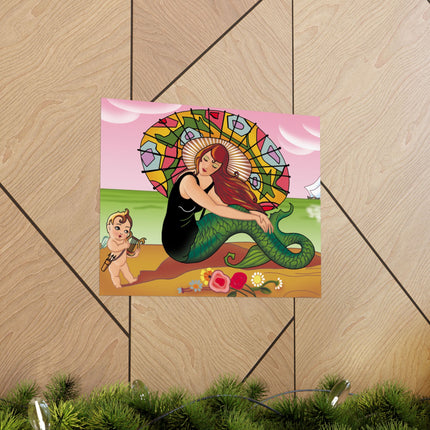 Siren Serenade Premium Matte horizontal posters