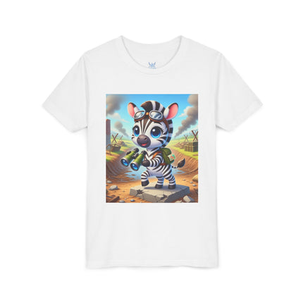 Zebra Lookout Youth Short Sleeve Tee