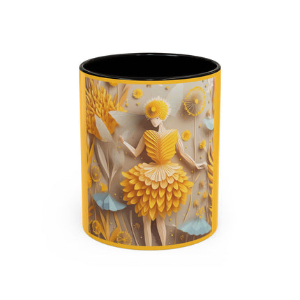 Dandelion Fairy Colorful Mugs (11oz, 15oz)
