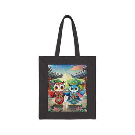 Twirling Talons Cotton Canvas Tote Bag