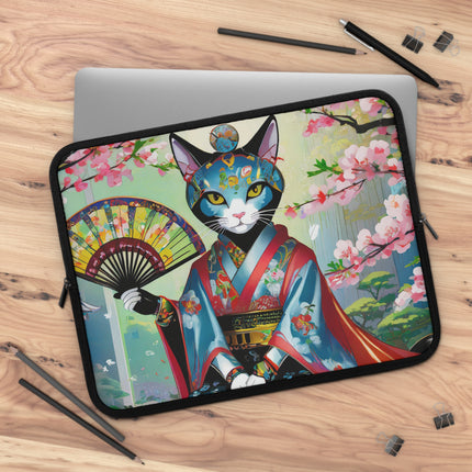 Cyberpunk Geisha Laptop Sleeve