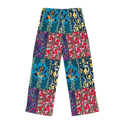 Floral Pattern by Emile-Alain Séguy Women's Pajama Pants (AOP)
