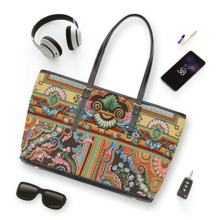 L'Ornement Polychrome by Albert Racine PU Leather Shoulder Bag