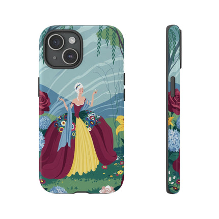 🌹🌿 The Willow Garden Promenade Phone Case – Art Deco Floral Elegance