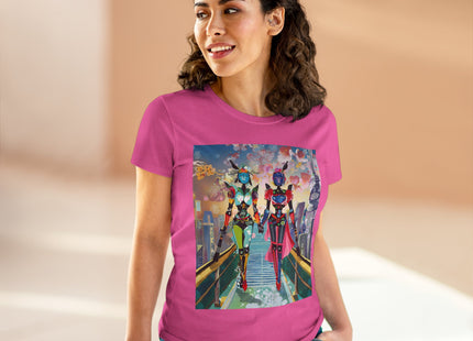 Cyber Punk Robot Models Cotton Tee