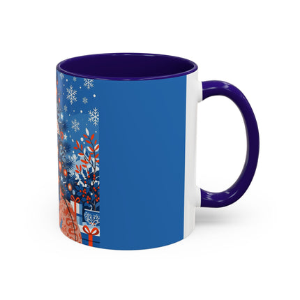 🎋❄️ The Winter Lantern Celebration Colorful Mug – Elegant Asian Christmas Fantasy