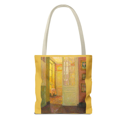 Interior, Window Light by Henri Le Sidaner Tote Bag (AOP)