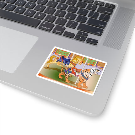 Carousel Splendor Kiss-Cut Stickers (4 Sizes)
