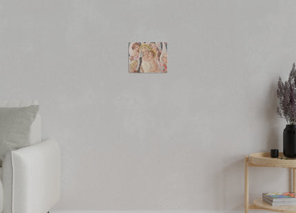 Madonna with Child surrounded by musical angels by Gerda Wegener Matte Canvas, Stretched, 0.75"