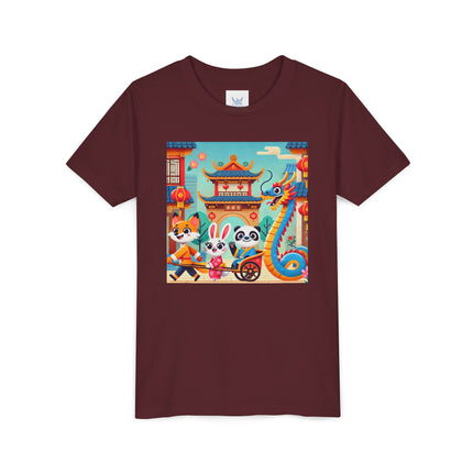 Lantern Street Dragon Parade Youth Short Sleeve Tee