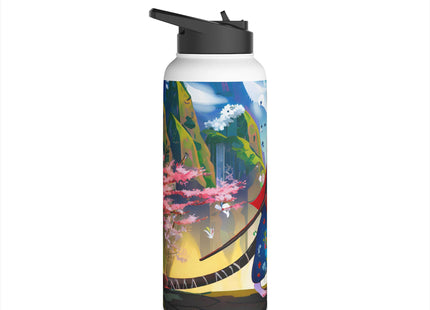 Cyber Samurai Rat Stainless Steel Water Bottle