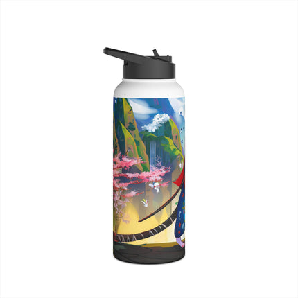 Cyber Samurai Rat Stainless Steel Water Bottle